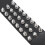 Set da 6 braccialetti neri in PU con borchie, regolabili 8