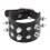 Set da 6 braccialetti neri in PU con borchie, regolabili 11