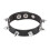 Set da 6 braccialetti neri in PU con borchie, regolabili 13