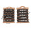 Pulsera Skull Rock para hombre de cuero PU ajustable 2