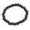 Braccialetto multistrato in pelle PU con perline nero 13