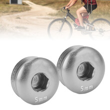 Aluminum Alloy M14 Pedal Screw Cover for Mountain Cycle Ti Color