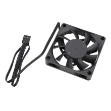 Ventola PWM da 70 mm 70x70x15 mm nero 0,07 A 4PIN-PWM