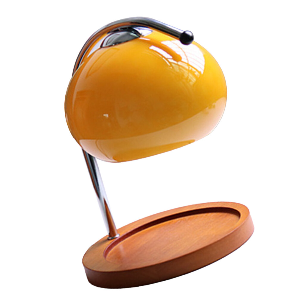 Dimmable Retro Candle Warmer Lamp, Orange, Iron Glass Wood-image-OPC-PJDKNPV-NEW