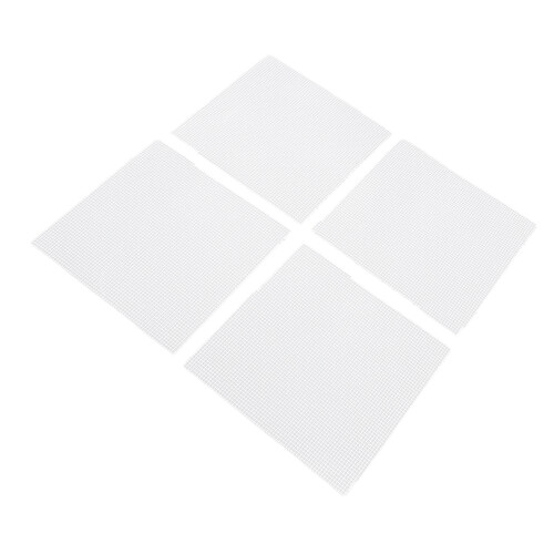 200 pièces de tampon en maille pour pot de fleurs 10x10cm polyester blanc