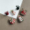 6 pezzi Bubble Slides Bling natalizio in lega di zinco 9