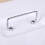 Cassaforte a due chiavi resistente al fuoco 200x160x90 mm bianca 8