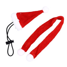 Reptil-Weihnachtskostüm Verstellbar Weiches Atmungsaktives Süßes Kletter-Set für Haustier-Haustiermütze Schal für Eidechse