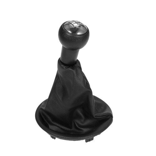 Soufflet de levier de vitesse à 5 vitesses noir 16x15x8cm 2