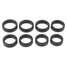 8 pièces kit de mesure de taille de bague intelligent, tailles 6 à 13, en plastique