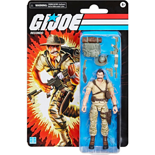 Hasbro G.I. Joe Classified Series Retro Cardback Recondo 1