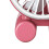 Mini-USB Tischventilator Pink, integrierte Li-Ion-Batterie 5