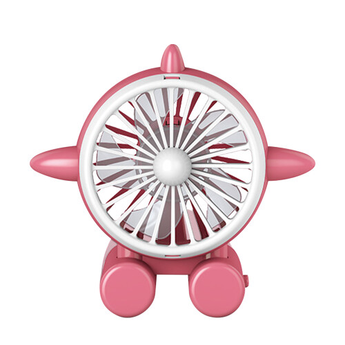 Mini-USB Tischventilator Pink, integrierte Li-Ion-Batterie 1