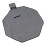 Pee Pad Groß 121x103 cm, 635g, Grau (22.4oz) 1