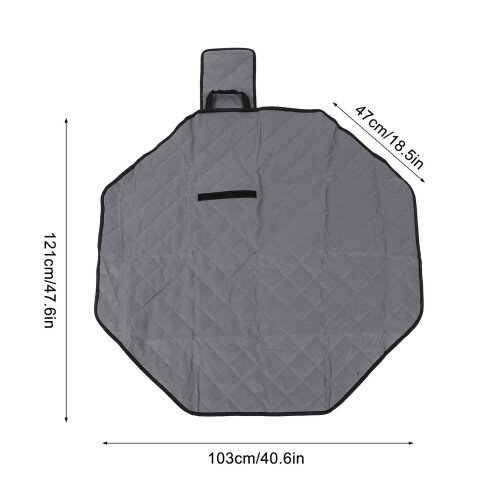 Pee Pad Groß 121x103 cm, 635g, Grau (22.4oz) 1