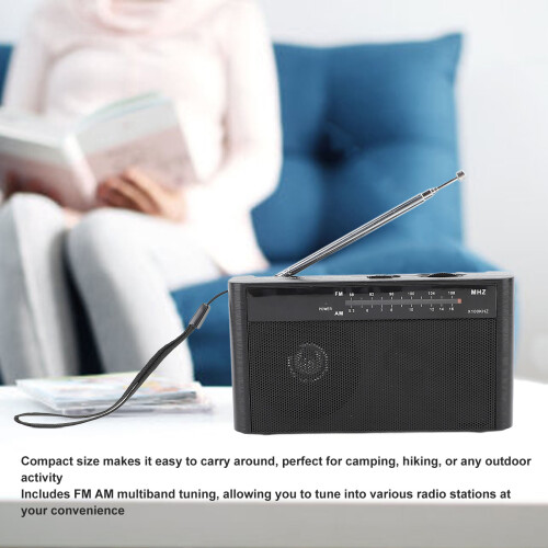 Multiband FM/AM tragbares Radio ABS, 88-108MHz,2xAA 2