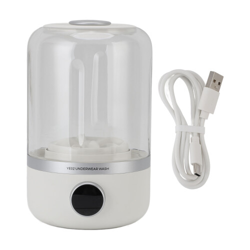 Portable 10W Mini Laundry Washer, Rechargeable 4000mAh, ABS 1