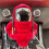 Rotes Schalthebel Hoodie Einheitsgröße Baumwolle Auto 1