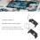 T460S/T470S Kit de remplacement des haut-parleurs Noir L/R 7