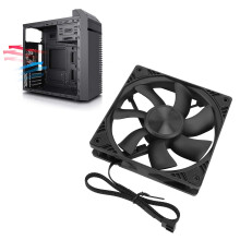 MFDB 120x120x25mm 94.5CFM PWM 12V Ventola nera