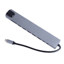 Docking Station in alluminio 100W PD USB-C Hub 94g