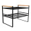 2-Tier Küchenregal, schwarz, 54,67 oz 6