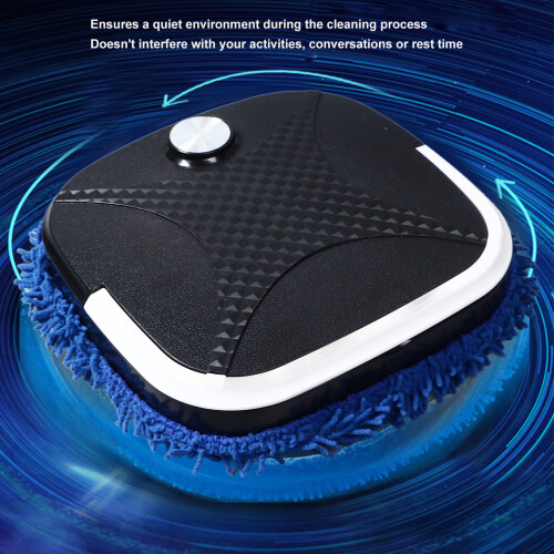 Automatic Mop Cleaner 2400mAh USB Rechargeable Slim Dry Wet Robot 2