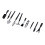 23pcs Mini Succulent Garden Tools Set, Stainless Steel & Plastic 9