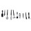 23pcs Mini Succulent Garden Tools Set, Stainless Steel & Plastic 14