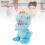Dinosaur Teeth Game with Sound, Biting Finger, Blue, 17x10.5cm 7