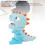 Dinosaur Teeth Game with Sound, Biting Finger, Blue, 17x10.5cm 6