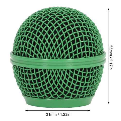Grille de microphone verte 55x31mm pour SM58S/LC, BETA58 1