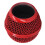 Griglia rossa per microfono SM58S/SM58LC/BETA58/SA M30, 38g 7