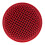 Griglia rossa per microfono SM58S/SM58LC/BETA58/SA M30, 38g 16