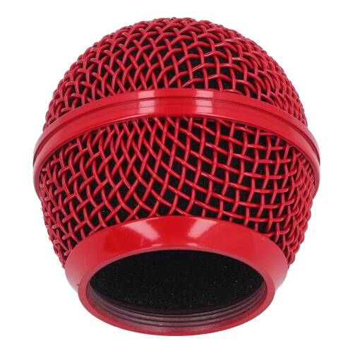Griglia rossa per microfono SM58S/SM58LC/BETA58/SA M30, 38g