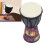 DIY Artistic 4-Inch African Hand Drum with Scratch-Resistant PVC 13