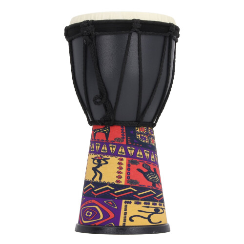 DIY Artistic 4-Inch African Hand Drum with Scratch-Resistant PVC 2