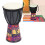 DIY Artistic 4-Inch African Hand Drum with Scratch-Resistant PVC 1