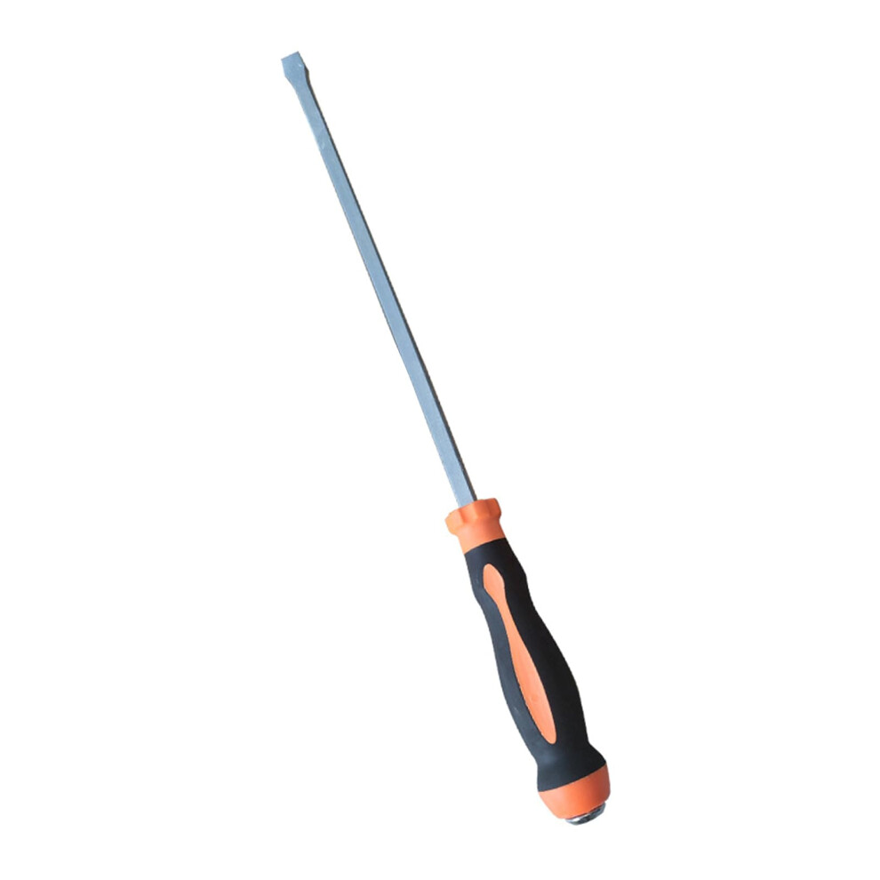 Long-Shaft Slotted Screwdriver, 38.1 Cm, Industrial Grade, Flathead, Center Through Shaft 6493810518928