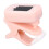 Mini accordatore per chitarra a clip ABS rosa 200mAh 10