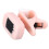 Mini accordatore per chitarra a clip ABS rosa 200mAh 11