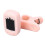 Mini accordatore per chitarra a clip ABS rosa 200mAh 7