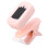 Mini accordatore per chitarra a clip ABS rosa 200mAh 16