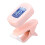 Mini accordatore per chitarra a clip ABS rosa 200mAh 14