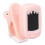 Mini accordatore per chitarra a clip ABS rosa 200mAh 12