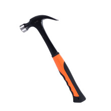 Martillo de garra pequeño: Martillo para clavos integrado, negro