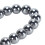 Terahertz-elastisches Seilarmband 6 mm Heilperlen 6