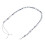 Perles de pierre Terahertz 6 mm / 0,24 po, chaîne de 40 cm 12