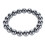Braccialetto Terahertz perline da 8 mm unisex corda elastica 15