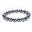 Braccialetto Terahertz perline da 8 mm unisex corda elastica 12
